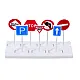Lora Tow Truck Race Track 2in1 Lights Sounds Signs Cars Blue Samochody-zabawki