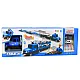 Lora Tow Truck Race Track 2in1 Lights Sounds Signs Cars Blue Samochody-zabawki