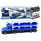 Lora Tow Truck Race Track 2in1 Lights Sounds Signs Cars Blue Samochody-zabawki