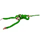 Mascot Plush Monkey with Baby, Green90 cm Plīša rotaļlietas