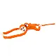 Mascot Plush Monkey with Baby, Orange 90 cm Plīša rotaļlietas