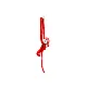 Mascot Plush Monkey with Baby, Red 90 cm Pehmolelut