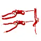 Mascot Plush Monkey with Baby, Red 90 cm Pehmolelut