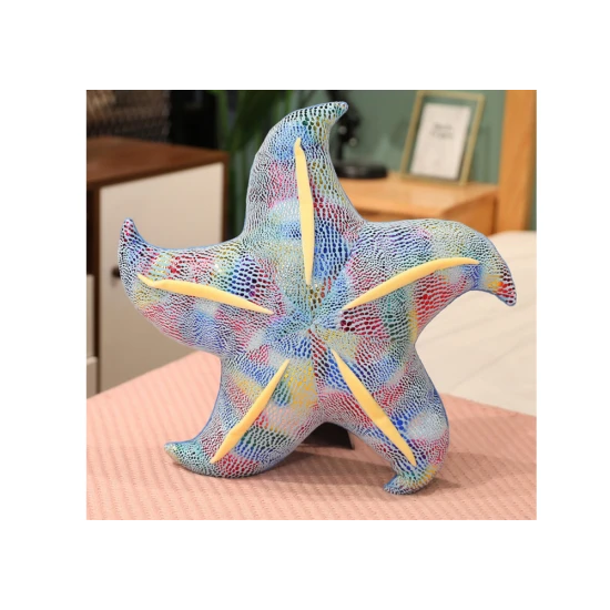 Mascot Plush Starfish Blue Pillow 20 cm Plīša rotaļlietas