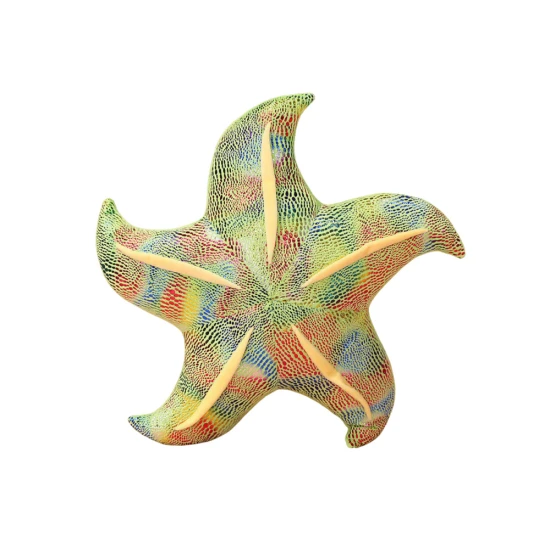 Mascot Plush Starfish Green Pillow 20 cm Plīša rotaļlietas