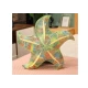Mascot Plush Starfish Green Pillow 20 cm Plīša rotaļlietas