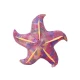 Mascot Plush Starfish Purple Pillow 45 cm Plīša rotaļlietas
