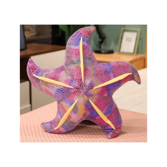 Mascot Plush Starfish Purple Pillow 45 cm Plīša rotaļlietas