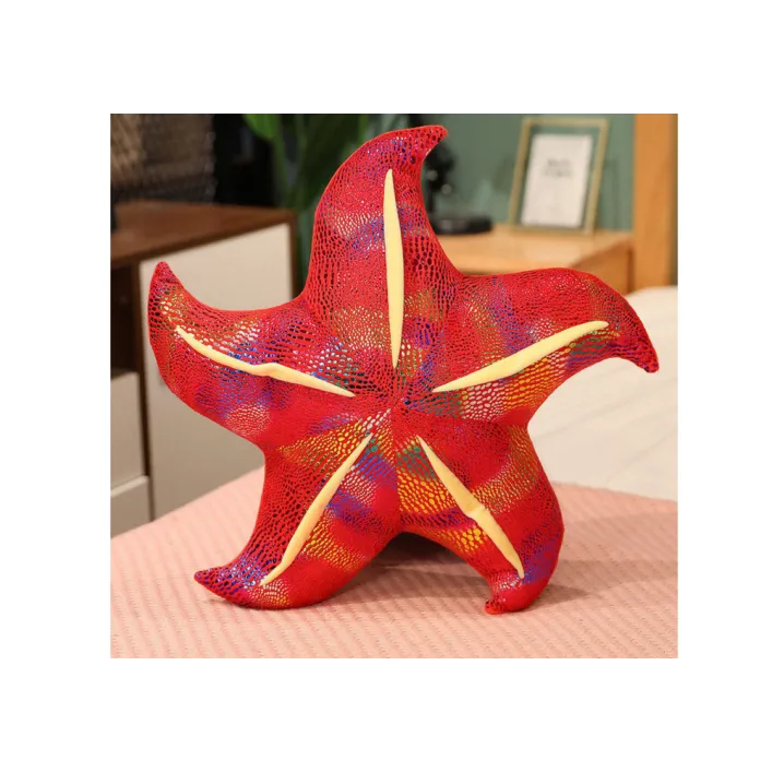 Mascot Plush Starfish Red Pillow 20 cm Plīša rotaļlietas