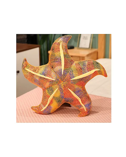 Talisman Plīša jūras zvaigzne Dzeltens spilvens 20 cm