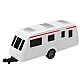 Set of Metal Car with Camper Trailer Blue Rotaļlietu automašīnas