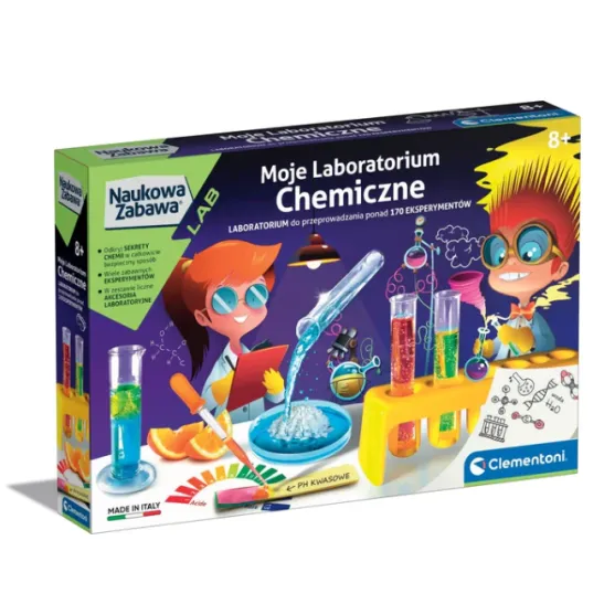 My Chemical Laboratory Set Polish Language Clementoni 60250 Saimnieki