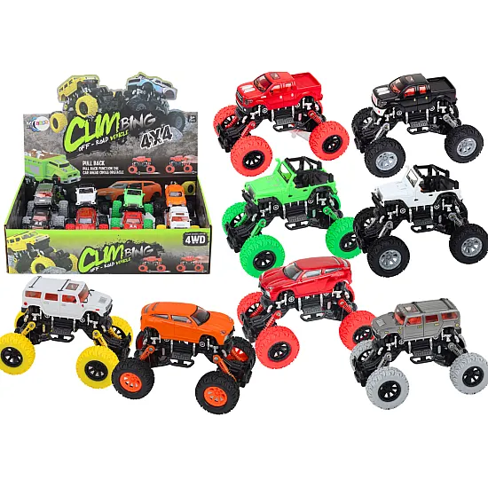 Off-Road Climbing Car 4x4 Drive Shock Absorbers Žaisliniai automobiliai