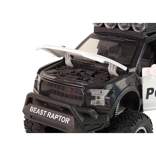 Offroad Vehicle Raptor Police Opening Door Sound Light Leluautot