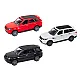 Passenger Car 1:36 Drive Metal Black White Red Rotaļlietu automašīnas