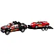 Pickup Truck With Tow Truck Semi-Trailer Sports Car Off-road Set Samochody-zabawki