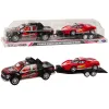 Pickup Truck With Tow Truck Semi-Trailer Sports Car Off-road Set Rotaļlietu automašīnas