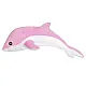 Pink dolphin plush mascot 70 cm Plīša rotaļlietas