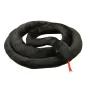 Plīša melna čūska talismans 110 cm