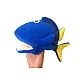 Plush Blue Fish Mascot Puppet 25 cm Pluszowe zabawki