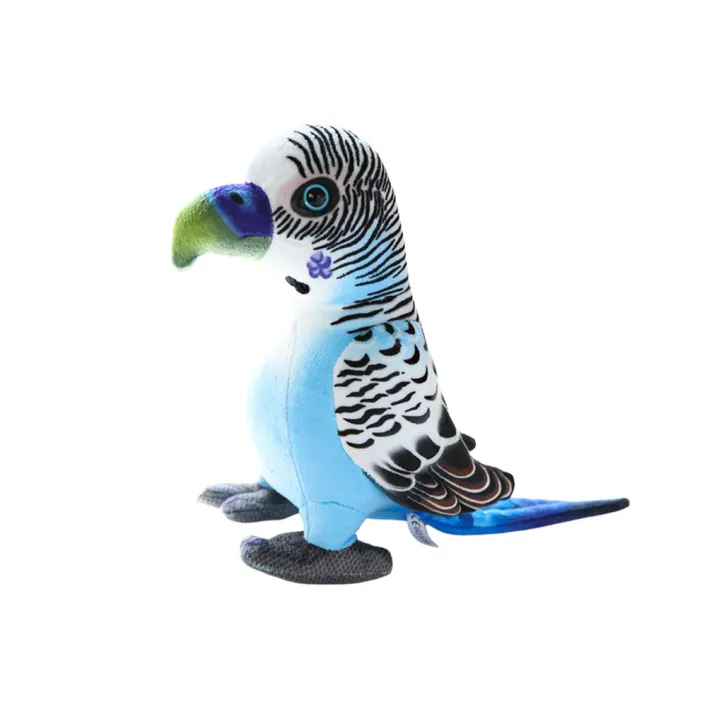 Plush Blue Parrot Mascot 20 cm Plīša rotaļlietas