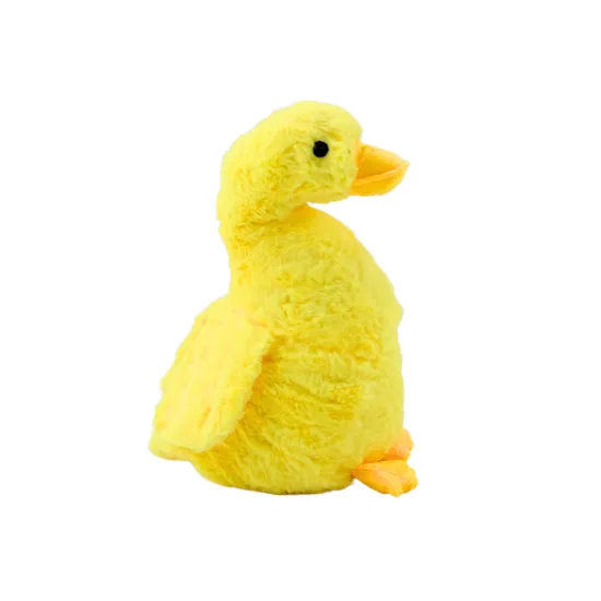 Plush Goose Mascot Yellow Cuddly Plush Duck 40 cm Plīša rotaļlietas