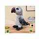 Plush Gray Parrot Mascot 20 cm Plīša rotaļlietas