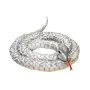 Pliša pelēks čūsku talismans 110 cm