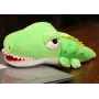 Plīša zaļa krokodila ķepa 30 cm