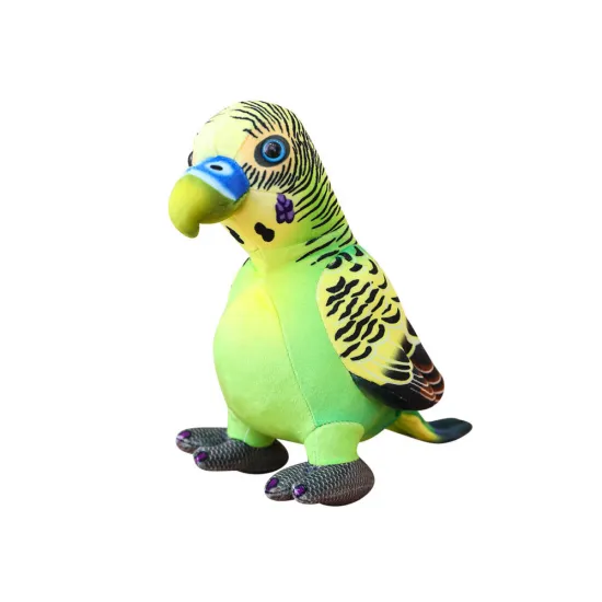 Plush Green Parrot Mascot 20 cm Plīša rotaļlietas