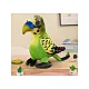 Plush Green Parrot Mascot 20 cm Plīša rotaļlietas
