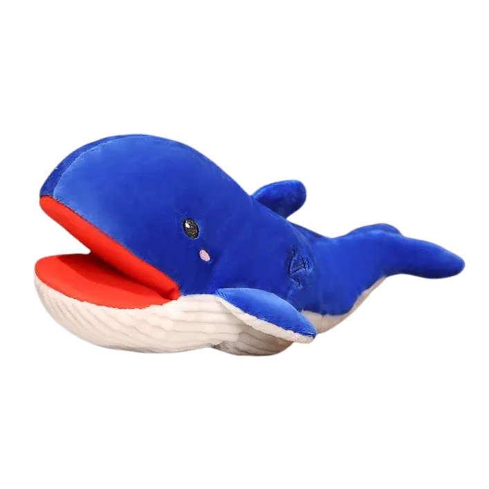 Plīša talismans Zilais valis lelle 30 cm