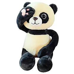 Plīša panda talismans ar magnētiem 23cm