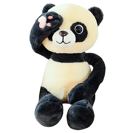 Plush Mascot Cuddly Toy Panda With Magnets 23cm Plīša rotaļlietas