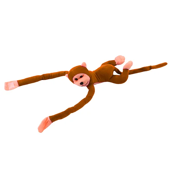 Plush Monkey Mascot with Sound, Light Brown 80 cm Plīša rotaļlietas