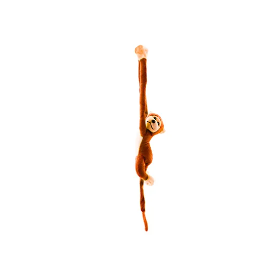 Plush Monkey Mascot with Sound, Light Brown 80 cm Plīša rotaļlietas