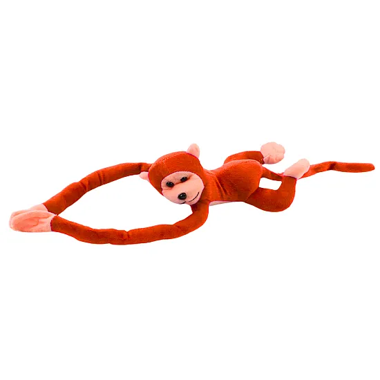Plush Monkey Mascot with Sound, Orange 80 cm Plīša rotaļlietas