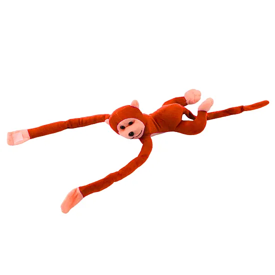 Plush Monkey Mascot with Sound, Orange 80 cm Plīša rotaļlietas