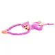 Plush Monkey Mascot with Sound, Pink 80 cm Plīša rotaļlietas