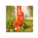 Plush Monkey with Baby Mascot, Orange with Sound 70 cm Plush toys