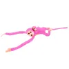Plush Monkey with Baby Mascot, pink, 70 cm Plīša rotaļlietas