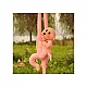 Plush Monkey with Baby Mascot, pink, 70 cm Plīša rotaļlietas