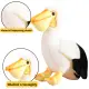 Plush Pelican Bird Plush Toy Mascot Cuddly Toy 24cm Plīša rotaļlietas