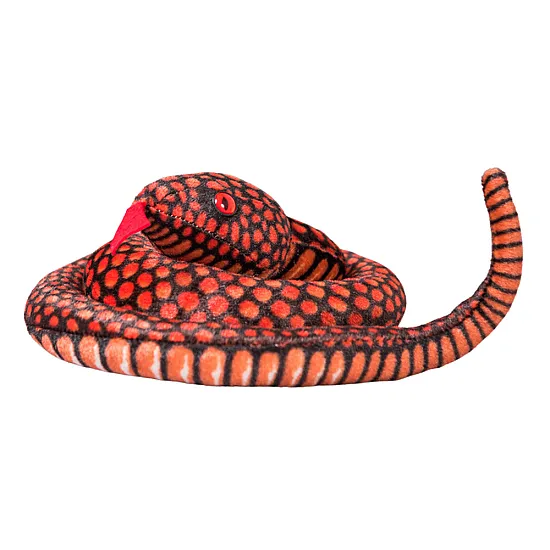 Plush Snake Mascot Red 100 cm Plīša rotaļlietas