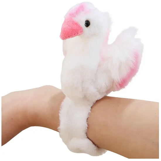 Plush Swan Mascot Wristband Bracelet Hand White Plush toys