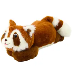 Plīša rotaļlieta jenots brūns guļ 30cm