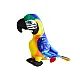 Plush Yellow Parrot Mascot 20 cm Pliušiniai žaislai