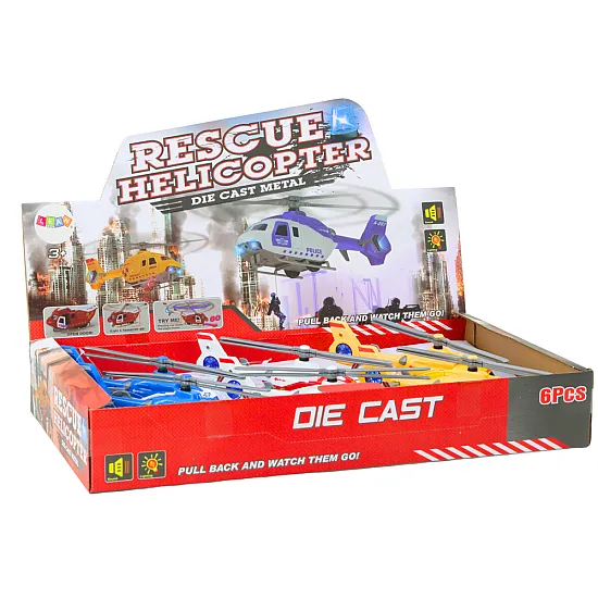 Police Fire Rescue Helicopter Metal Drive Opening Door Leluautot