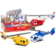 Police Fire Rescue Helicopter Metal Drive Opening Door Leluautot