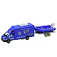 Police Rescue Car Boat Truck Helicopter Blue Set Samochody-zabawki